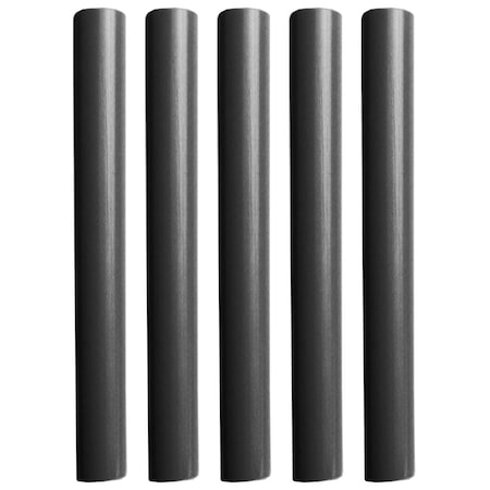 Pacer Group Heat Shrink Tube, Heavy Wall, 1/2 in I.D. Before Shrinking, Black, 12 in, 5 PK BEHS1/2-12BK-5